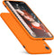 DTTO iPhone XR Case, Orange Ultra Slim Soft Premium Liquid Silicone with Military Grade Drop Protection