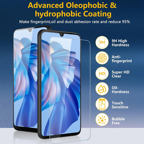 BESINPO 2 Pack Screen Protector for Gabb Phone 4,9H Tempered Glass Film Full Coverage Ultra HD Anti-Fingerprint Bubble Free for Gabb Phone 4 Screen Protector