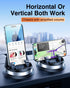 OATSBASF Cell Phone Holder for Car, Dashboard Car Phone Mount 360° Rotatable with Non-Slip Silicone