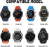 Garmin Fenix 7X Band, 26mm Width Soft Watch Straps, Replacement for Fenix 7X/6X/5X/3 Smartwatches