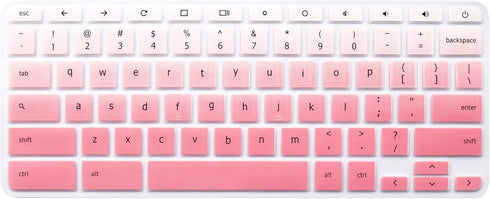 Gradient Pink Keyboard Skin for Lenovo Flex 11 Chromebook, 11.6" N20 N21 N22 N23 300e 500e, 14" N42 N42-20, C330