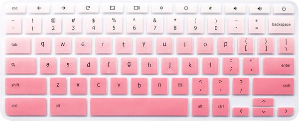 Gradient Pink Keyboard Skin for Lenovo Flex 11 Chromebook, 11.6" N20 N21 N22 N23 300e 500e, 14" N42 N42-20, C330