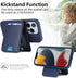 Havaya Wallet Case for iPhone 13 Pro, Magsafe Compatible with Card Holder, Detachable Magnetic Leather Cover, Blue