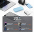 JUOVI 10000mAh 35W Pack 3.0 4.0 Power Bank Fast Charging Portable Charger Small Battery with PD & QC Type-C USB-A Input