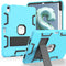 iPad Air 11 Inch Case M2 (2024), 10.9 Inch Case with Pencil Holder, Slim Heavy Duty Shockproof Case, Blue/Black