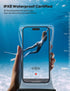 Lamicall 2PCS Waterproof Phone Pouch Floating - IPX8 Water Proof Cell Phone Case for 4-7" Devices