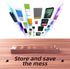 Wooden Memory Card Case, TF Cards Box and USB Drive Holder, Micro SD Card Carrying Case - AJSNH01M