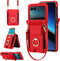Asuwish Phone Case for Moto Razr 50/Moto Razr 2024 Wallet Cover with Ring