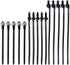 Push Mount Wire Ties, Snap in Zip Tie Automotive Clips Nylon Wire Harness Clips 150pcs