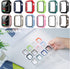 Pocoukate 12 Pack Case 40mm with Tempered Glass Screen Protector, Hard PC Compatible with Apple Watch Series SE/6/5/4