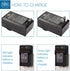 BM 2 LI-90B, LI-92B Batteries and Charger for Olympus Tough TG-6, TG-5, TG-Tracker, SH-1, SH-2, SP-100 IHS Cameras