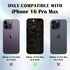 Newseego 16 16 for iPhone Pro Max Case, Cute Cool Black Marble Pattern Design Case for Women Girls Men Soft Slim TPU