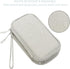Travel Organizer Pouch - Portable Waterproof Double Layers Storage Bag for Electronic Accessories, Light Grey, Large