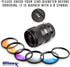 Ultimaxx 58MM Complete Lens Filter Accessory Kit - Designed for Canon EOS 9000D, 800D, 760D, 750D, 700D