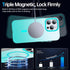 Magnetic iPhone 14 Pro Case, Compatible with MagSafe, Strong Magnetic, 10FT Military Grade Protective Translucent Case