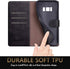 SUANPOT Samsung Galaxy S8+ /S8 Plus 6.2 inch Leather Wallet Case with RFID Blocking, Flip Folio Book Cover