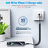 2 Pack 3FT USB C Charger Cable 60W Fast Charging, Coiled USB A to USB C Cable for iPhone 15, Samsung Galaxy S24/S23