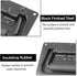 2Pcs Recessed Spring Loaded Speaker Handles, 5.1" x 3.15" Chest Cabinet Speaker Case Handles in Black
