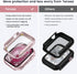 Tensea for Waterproof Apple Watch Screen Protector Case Series 9 8 7 41mm Accessories, iWatch Protective PC Face Cover Built-in Tempered Glass Film, Sweatproof Bumper for Women Men, 41 mm