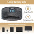 Sleep Headphones Headband Wireless for Sleeping Side Sleepers - Adjustable Bluetooth Headphones for Women Men (Grey)