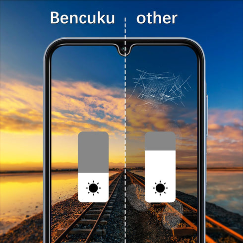 2 Pack Privacy Screen Protector for Samsung Galaxy A15 5G and Galaxy A15 6.5-inch, Anti Spy Tempered Glass, Bubble