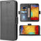 Samsung Galaxy Note 3 Wallet Case, Wrist Strap Lanyard Leather Flip Cover with Card Holder Stand for Galaxy Note3 N9005