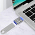 USB C to USB Adapter (2 Pack), USB C Male to USB 3.0 Female OTG Converter for MacBook Pro 2019/2018/2017, Gray