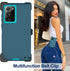 Galaxy Note 20 Ultra Case with Belt Clip Holster, Military Grade Heavy Duty Shockproof Cover, 2 Screen Protectors,