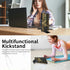 Rossy for Samsung Galaxy S23 Ultra Case, Dual Layer Hybrid Shockproof Protective Case with Slide Camera Cover
