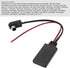 Yctze Bluetooth AUX Cable Adapter, Wireless Module Audio Aux Adapter Replacement for Alpine KCA-121B AI-NET