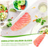 KOMBIUDA Simulated Salmon Slice Fake Food Model Lifelike Salmon Prop for Kitchen Decoration Restaurant Display