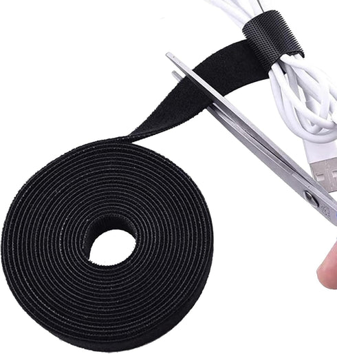 TENOC Reusable Hook and Loop Cable Tie Tool, Adjustable Cable Organizer Tape