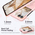 Maxdara Case for Moto Razr 2024 with Ring Holder, Slim Shockproof Phone Case with Screen Protector (Pink)