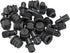MECCANIXITY Speaker Grill Guides Plastic Black Dia 8mm for Speaker Parts Accessories Pack of 12