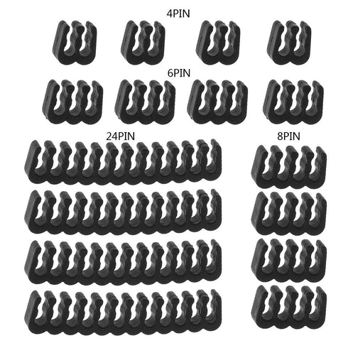 Rooyar PP Cables Comb Clamp Clip Dresser for 2.5-3.2mm PC Power Cables Wiring