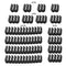 Rooyar PP Cables Comb Clamp Clip Dresser for 2.5-3.2mm PC Power Cables Wiring