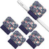Fintie 4 Pack Pen Loop Holder for Apple Pencil Pro, USB-C Apple Pencil & Stylus Pens, Elastic Leather Sleeve (Blooming