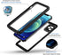 Lanhiem iPhone 12 Pro Max Case, IP68 Waterproof Dustproof Shockproof with Built-in Screen Protector