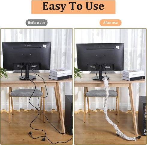 4 6 4 Pcs Fabric Cord Cover Feet and Feet Chain Cable Sleeve Chandelier Lighting Wire Cord Cover for Lamps Light