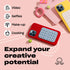 Silicone Suction Phone Case Adhesive Mount, Hands-Free Strong Grip Holder for Selfies & Videos, iPhone & Android (Baby