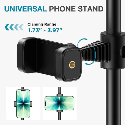 InnoGear 50 Zoom Lighting for Computer, Light Modes Video Conference Lighting with Phone Holder Cell Phone Selfie