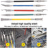 5pcs Dual Ends Metal Spudger Set, Professional Pry Opening Tools, Mainboard Chip Disassemble Kit for Mobile Phone