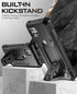 Poetic Revolution Series Case for Motorola Moto One 5G Ace (2021), Rugged Shockproof Cover with Kickstand