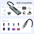 Xumee USB C to 3.5mm Audio Adapter and Charger, 2 in 1 USB-C to Headphone Jack Dongle for iPhone 16/15 Pro Max