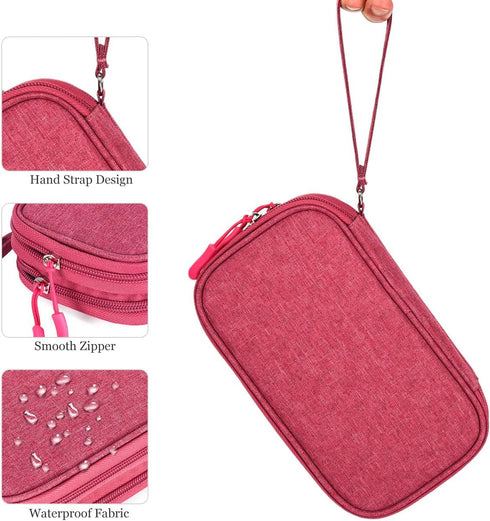 Electronic Organizer Travel Cable Accessories Bag - Waterproof Electronic Accessories Organizer Bag for Power Bank,