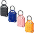 DOVICK Waterproof Airtag Keychain Holder Case, Screw Full Cover for Apple Air Tag Tracker Key Ring, 4 Pack (Black,