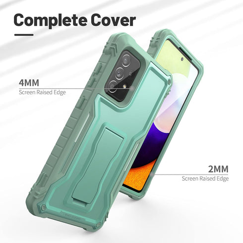 ExoGuard for Samsung Galaxy A52 Case - Rubber Shockproof Full-Body Cover with Screen Protector