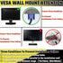 HuGuWdy 14-24 1 33 lbsUp 100x100 Monitor Wall Mount for Most LED LCD TV or ComputerSmall TV Mount RV Mount Bracket