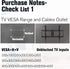 Mounting Dream Tilt TV Wall Mount Bracket for Most 42-70 Inches TV, Tilt up to 20 Degrees, Loading 132 lbs