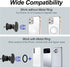 UBeesize Magnetic Car Phone Holder, 360 Swivel, Easy Access, Compatible with iPhone 14/13 Pro/Max/Mini